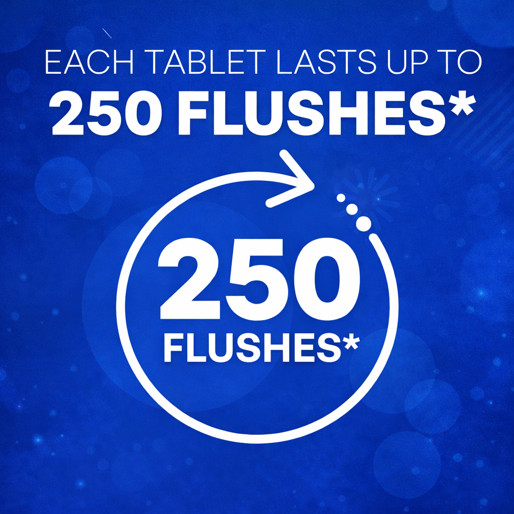 Drop-In Toilet Cleaning Tablets – Clean, Deodorize & Freshen Automatically