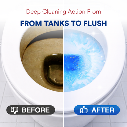 Drop-In Toilet Cleaning Tablets – Clean, Deodorize & Freshen Automatically