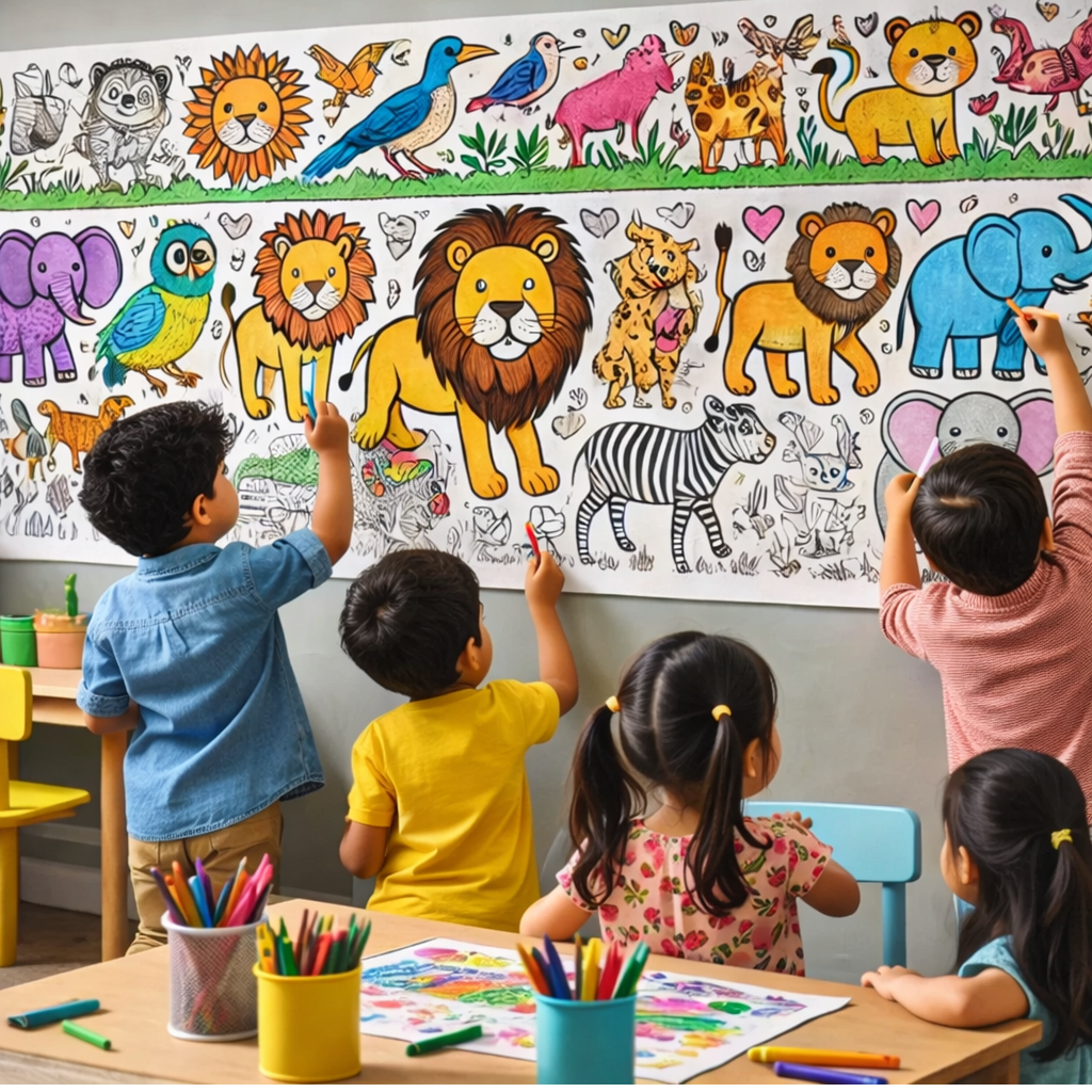 DIY Painting Drawing Paper Roll