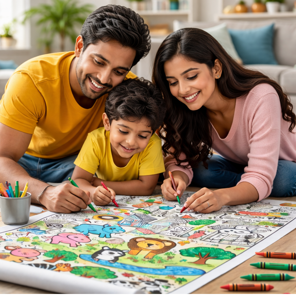 DIY Painting Drawing Paper Roll